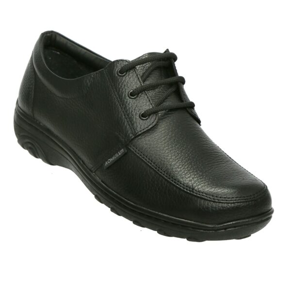 Calzado Romulo | Zapatos cerrado en cuero negro de dotación hombre de Calzado Romulus. Ref. 9229